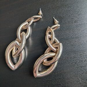 Dynamite Chain Earrings Costume Jewelry